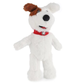 Weiß Plüschtier Kuscheltier Stofftier Hund Hundespielzeug Geschenk für 