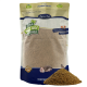 Lyra Pet Nature Power Kleintierfutterbeutel mit Bildern von Hamster und Igel sowie einem Haufen brauner Pellets.