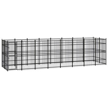 Hundezwinger Box Stahl 7,68 m, 1,92 m, 2 m