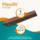 Flexifit-Sticks für Hunde, mit einem einzelnen Stabdesign, mit einem Hinweis, dass sie nicht für Welpen und wachsende Hunde geeignet sind.