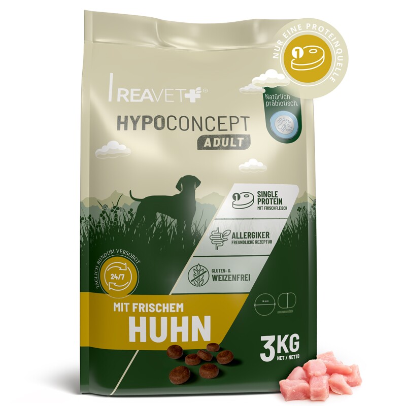 REAVET Hundetrockenfutter Hypoconcept – Huhn | 3kg