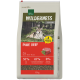 Sac Real Nature WILDERNESS Senior Pure Beef 12 kg — image de loup, photo de bœuf cru, 55 % bœuf / 45 % fruits et légumes / 0 % céréales.