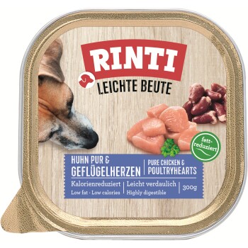 Leichte Beute 9x300g Huhn pur mit ganzen Geflügelherzen
