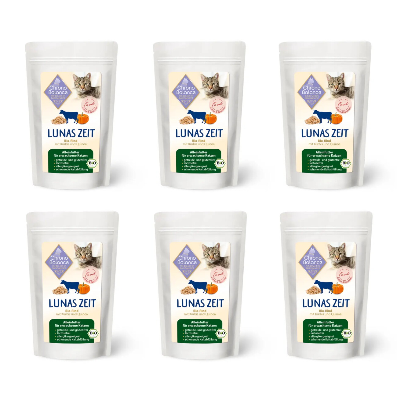 ChronoBalance Alleinfutter Rind mit Kürbis und Quinoa 600 g