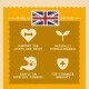 Infographic highlighting pet food benefits: support for joints and heart, hypoallergenic, gentle on tummies, stronger immunity. Made in Britain.