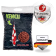 Kenkou Koi-Color Fischfutterbeutel mit einer roten und weißen Koi-Fischgrafik, mit einem runden Logo, das 'STANDARD' und 'MADE IN GERMANY' angibt.