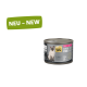 Dose Select Gold Senior Pure pferdegeschmackfreie, getreidefreie Katzenfutter mit einem Bild einer Siamkatze und dem Label "NEU - NEW".