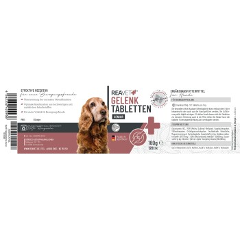 Golden Retriever wird gestreichelt, mit dem Text 'MIT EXPERTEN ENTWICKELT' und Details zur Expertenentwicklung in Deutschland.