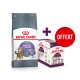 Sac de nourriture pour chat Royal Canin Appetite Control avec une offre promotionnelle pour un pack de nourriture pour chat Sensory, présentant le texte 'OFFERT' en rouge.