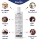 Pawlie's revitalisierende Haustiershampoo-Flasche, 250 ml, mit Vorteilen für Welpen, verbesserter Kämmbarkeit, weicherem Fell und angenehmem Duft.
