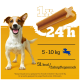 Hundezahnsnack, geeignet für Hunde von 5-10 kg, 51 kcal pro Snack, empfohlen 1 pro 24 Stunden.