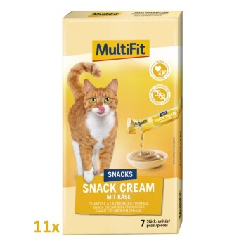 MultiFit Snack Cream 11×7 Stück Käse