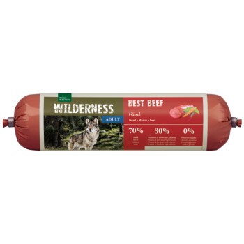 REAL NATURE WILDERNESS Wurst Adult Best Beef – Rind mit Amaranth & Karotte 800 g