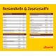 Nährwerttabelle für Hundefutter von Josera, die Zutaten, analytische Komponenten und zugesetzte Nährstoffe wie Vitamine und Mineralien detailliert.