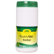 Weißer Behälter von cdVet InsektoVet Herbal mit grünem Deckel, mit einem gelben Etikett, das den Produktnamen und den Text "Natur pur" zeigt.