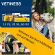 Vetiness Haustierprodukte: drei "Durchfallstopp" Tuben (15ml, 30ml, 60ml) mit einem Hund und einer Frau im Auto. Text: "Nehmt Durchfallstopp auf eure Reisen mit."