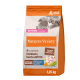 Sac de nourriture pour chaton Nature's Variety avec poisson blanc désossé, céréales saines, 1,25 kg, nouvelle étiquette saveur poisson blanc.