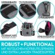 ® Premium Leckerlibeutel für Hunde | Robuster Futterbeutel Hunde mit viel Stauraum grau