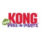 Logo für KONG Tuck Pull-A-Partz, mit fetten roten Buchstaben für "KONG" und buntem Text für "Tuck Pull-A-Partz."