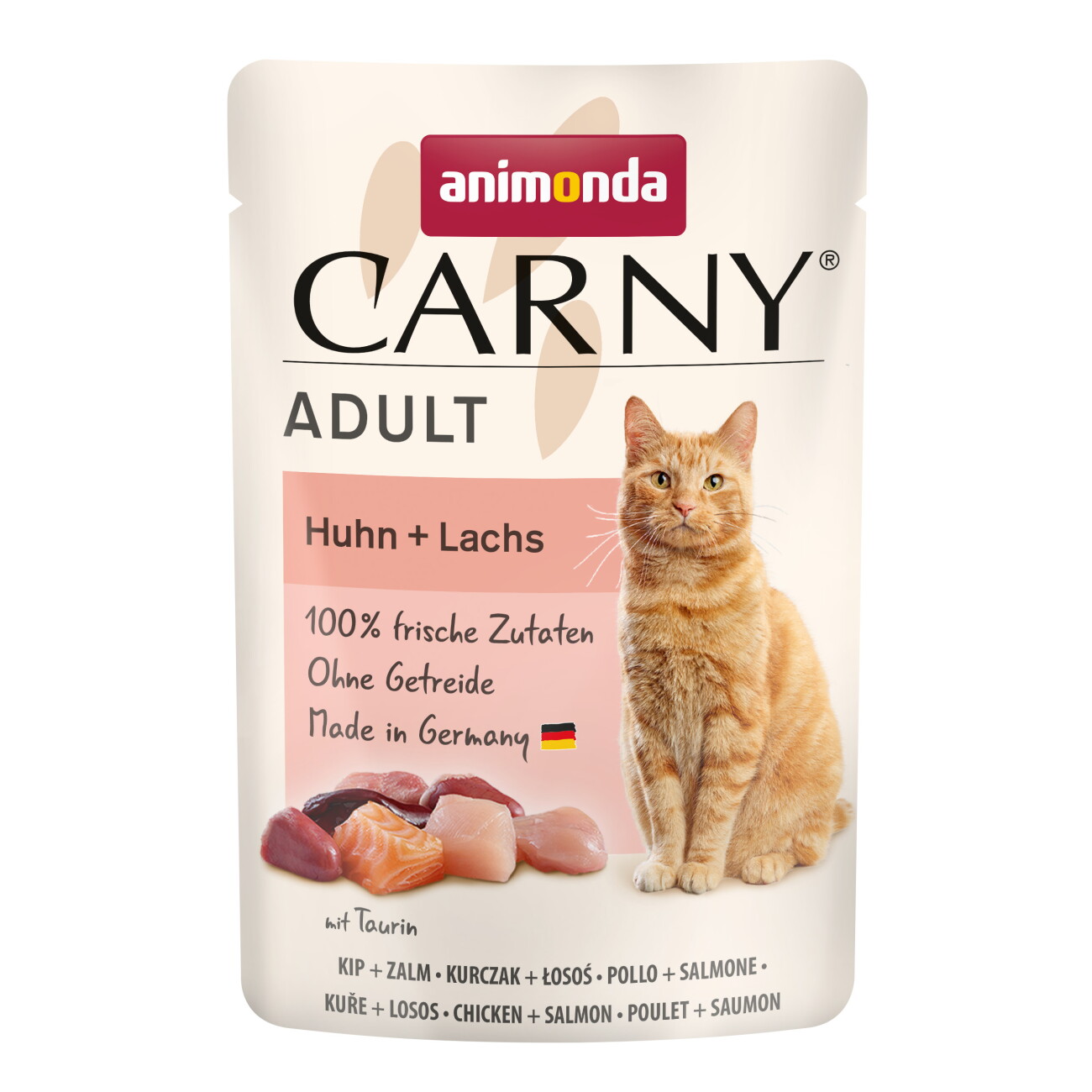 animonda Carny Nassfutter Katze Adult Huhn und Lachs 12x85 g