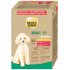 Select Gold Adult Sensitive Hundefutter Vorteilspack mit 6x100g Beuteln, Huhn-, Pferde- und Rindfleischgeschmack, für Hunde über 1 Jahr.