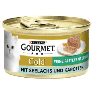 Gold Feine Pastete 12x85g Seelachs & Karotten
