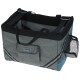 Pet Fahrradtasche Vacation für kleine Hunde, Grau/Blau