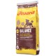 Josera Balance Hundefutterbeutel, gekennzeichnet mit "Senior", mit einem gelb-braunen Design, mit Text zu Zutaten und Nährwerten.
