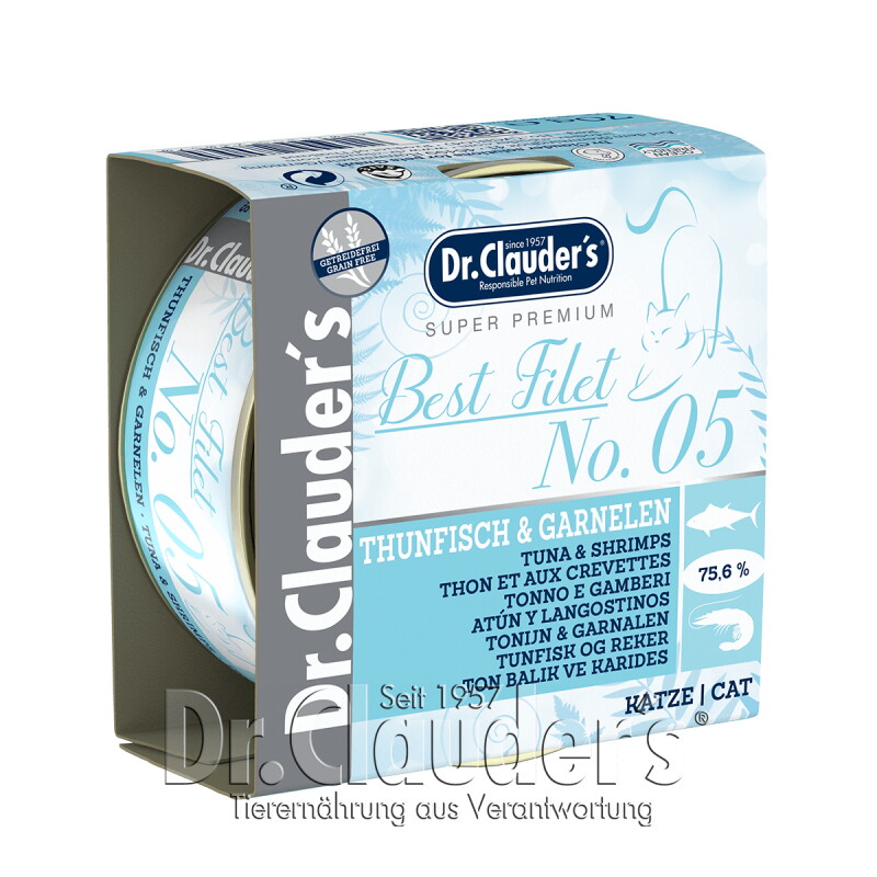 Dr. Clauder's Best Filet No. 05 Thunfisch & Garnelen
