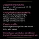 Nährwertinformationen für Tierfutter: Lachsöl, Leinsamenöl, Sonnenblumenöl; Protein 0%, Fett 99,8%, Omega-3- und Omega-6-Fettsäuren.