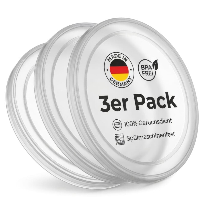HUND IST KÖNIG Dosendeckel, Deckel für Dosen halten Tierfutter frisch, schließen Gerüche ein - 400g / 200g