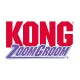 KONG ZoomGroom-Logo mit fettem roten "KONG"-Text über stilisiertem lila "ZoomGroom"-Text auf weißem Hintergrund.