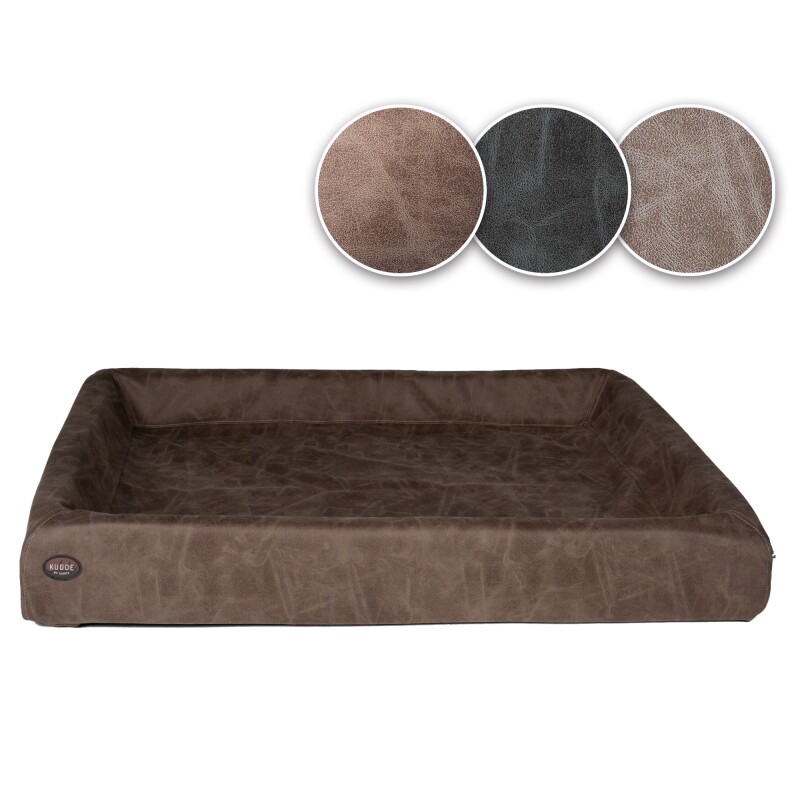 SABRO KUDDE Hundebett Wildleder braun 60 cm, 70 cm