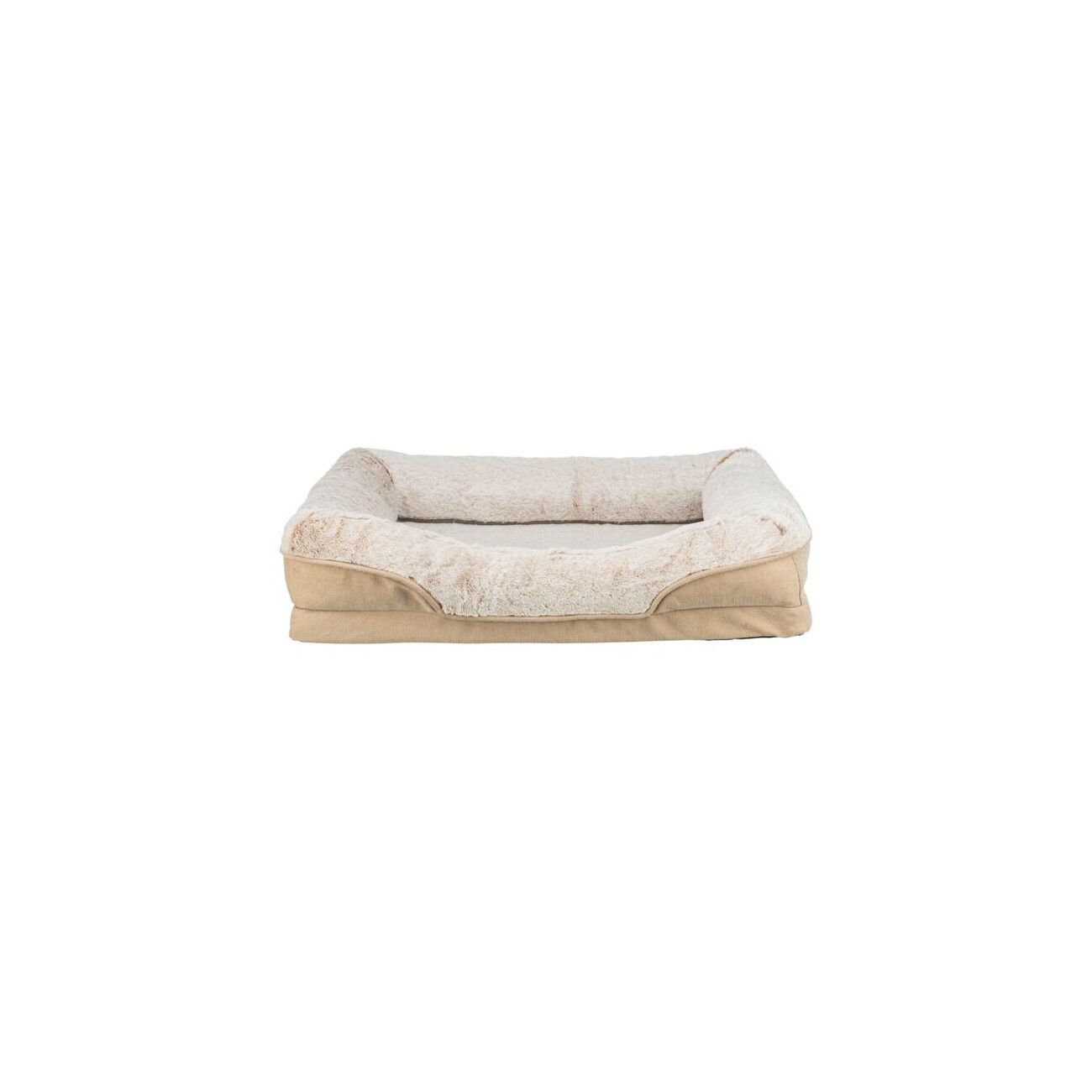 Trixie Beige Hundebett Eckig Vital Lino Soft - Image 4
