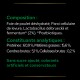 Informations nutritionnelles pour la nourriture pour animaux : foie de poulet déshydraté, Lactobacillus, plus pourcentages de protéines, de graisses et de fibres. Pas de sucre ajouté ni de conservateurs.