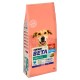 Purina Beta Light dog food bag, 14kg, featuring a pink background, with "New Improved Recipe" and "Turkey is #1 Ingredient" labels.