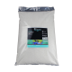 Eine 5 kg Tüte Silbermann Ocean White Sand mit einem schwarzen Etikett und weißem sowie türkisfarbenem Text, geeignet für die Aquariennutzung.
