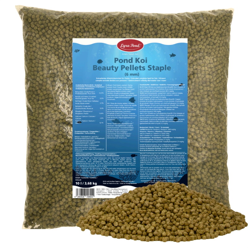 Lyra Pet Lyra Pond Koi Beauty Pellets Staple 3,68 kg