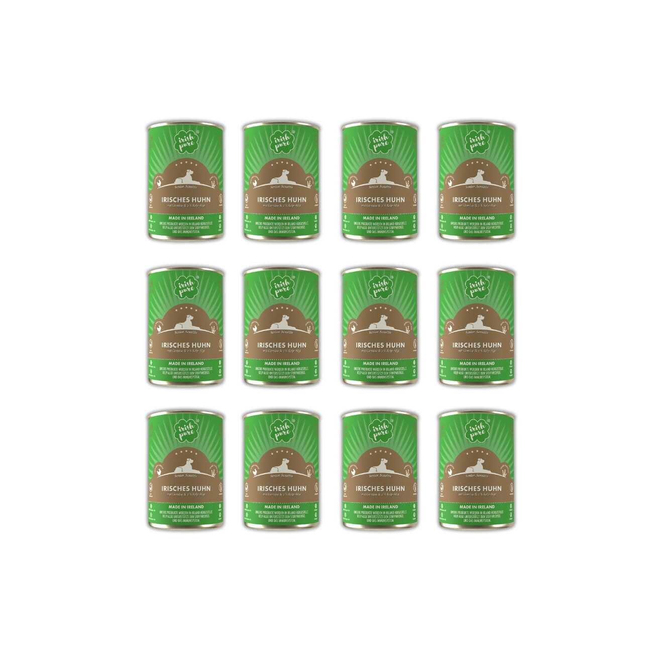 Irish Pure Freiland-Huhn (Senior) 12x390 g