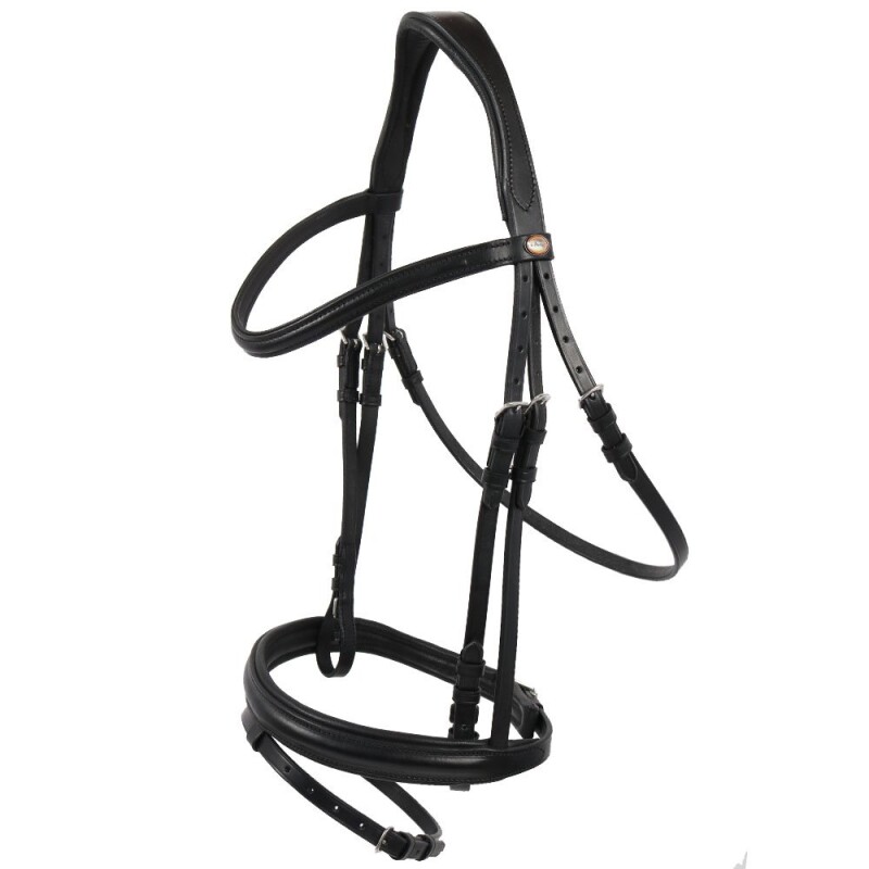 Hans Melzer Horse Equipment Hans Melzer Trense Bad Harzburg schwarz/silber Pony
