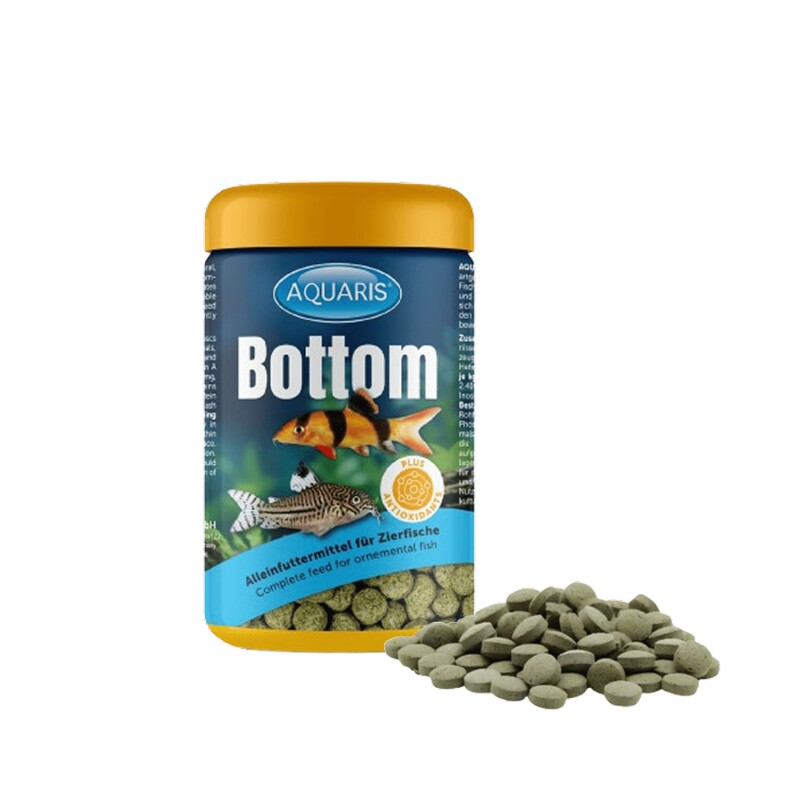 AQUARIS Aquarium Fischfutter - Bottom Tabletten - 145g / 250 ml