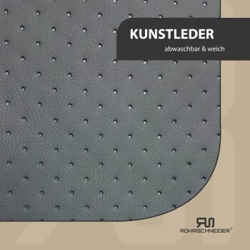 ® Hundebett Kunstleder, Hundecouch mit Gratis-Beigabe