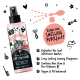 Flasche Bugalugs Papaya & Kokos Katzen-Kölnisch mit Text, der die vegane, pH-ausgeglichene Formel und Vorteile für Katzen hervorhebt.