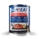 Nutri QM M!EAT Hundefutterdose, reich an Rind mit Kartoffel, 93 % Fleisch, 7 % Gemüse, 0 % zugesetzte Getreide oder Zucker, hergestellt in Deutschland.