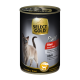 Dosenkatzenfutter von Select Gold, beschriftet mit 'Pure Rind/Rind', mit einer Siamkatze auf der Vorderseite, getreidefreier Formel für erwachsene Katzen.