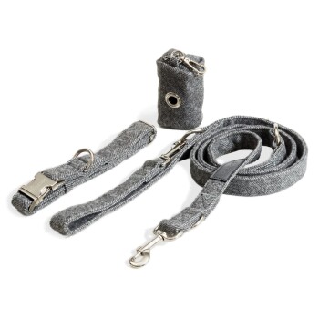 Hundeleinen-Set (Halsumfang: 41-66cm)