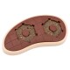 PetSafe Snackspielzeug, befüllbares Hundespielzeug Steak braun/ beige S-M