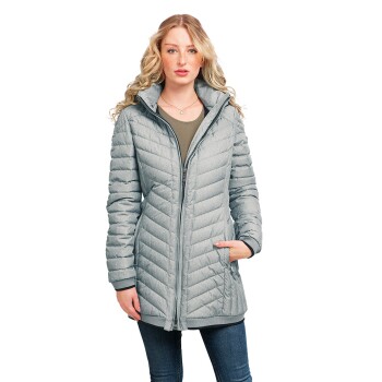 leichte Damen Übergangsjacke Brooklyn hellgrau 36 - EU
