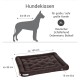 Hundebett für große Rassen, Maße 100 cm x 85 cm x 10 cm, geeignet für Rassen wie Deutscher Schäferhund, Dobermann und Bobtail.