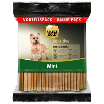 SELECT GOLD Sensitive Dental Snacks für kleine Hunde 294 g